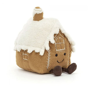 Gingerbread House Toy Plushtery
