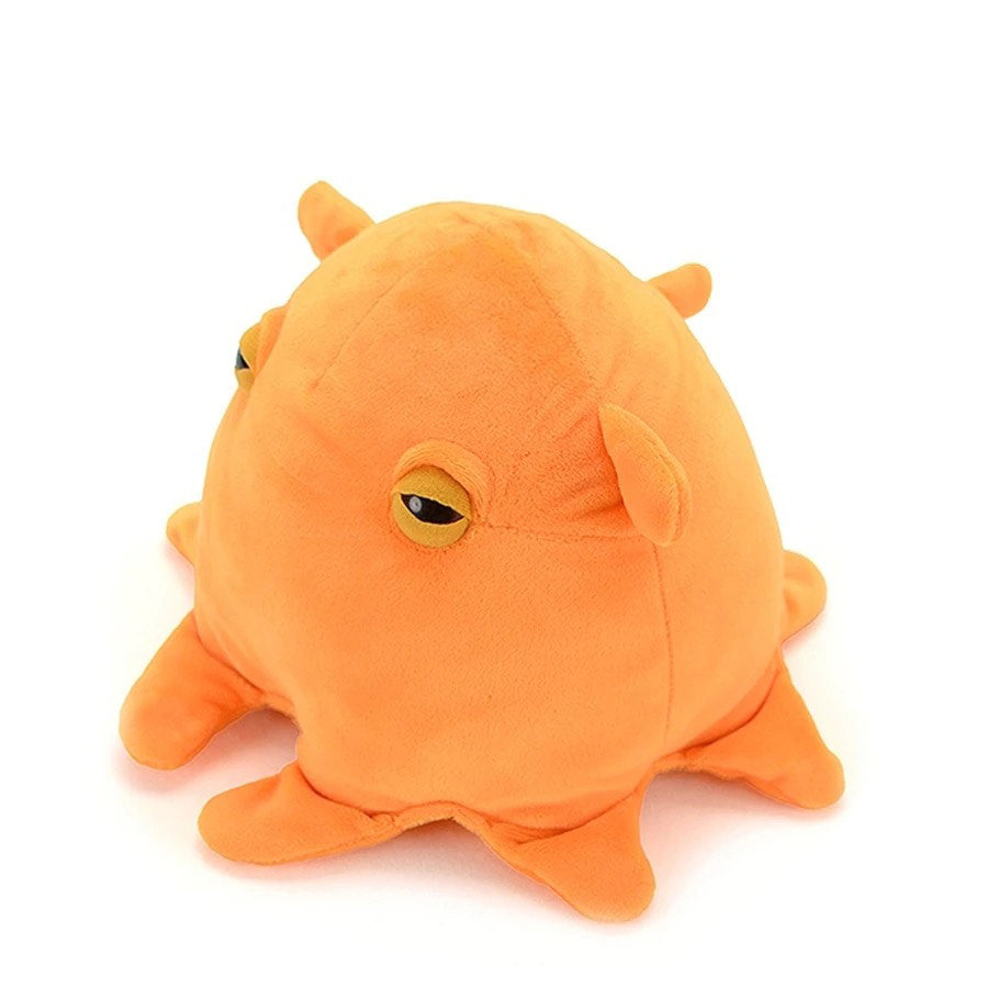 Orange Sleepy Octopus Plush Toy
