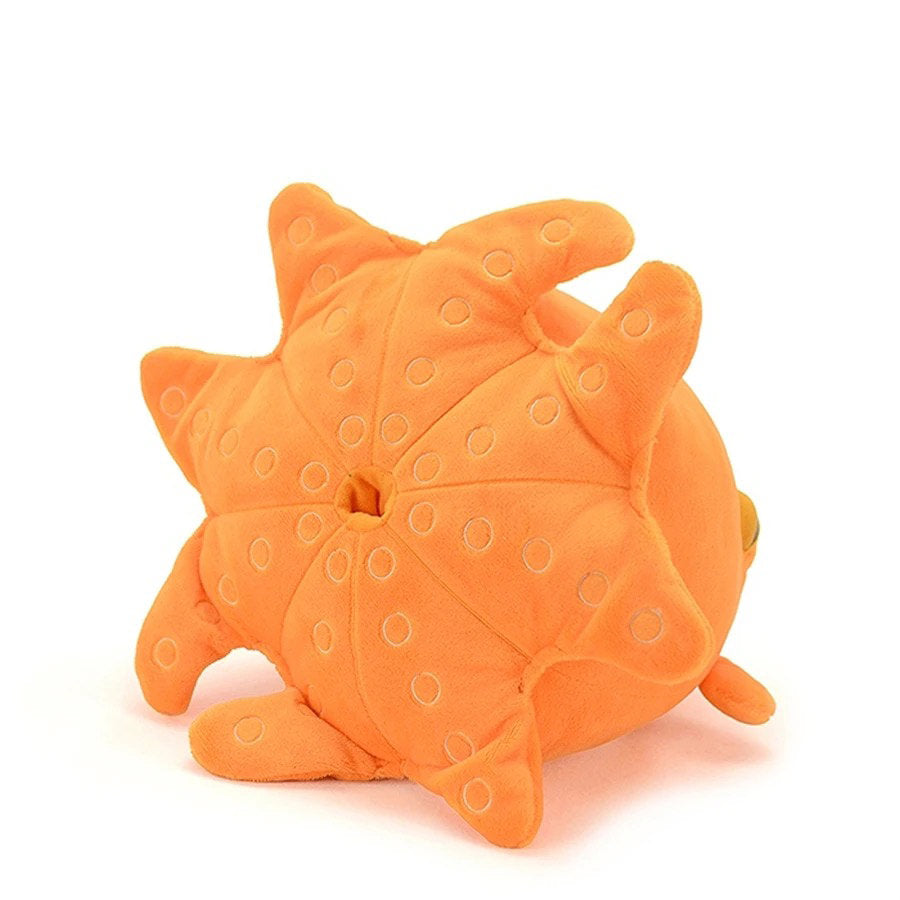 Orange Sleepy Octopus Plush Toy