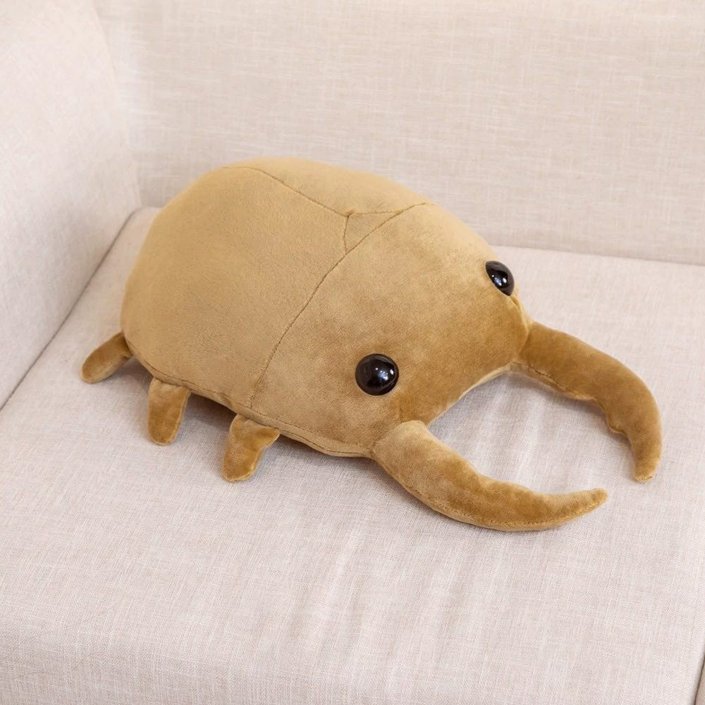 Brown Stag Beetle Plush Toy