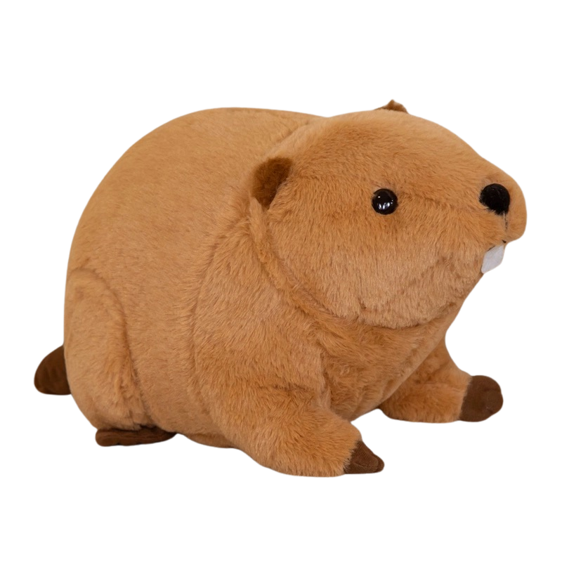 Brown Beaver Plush Toy