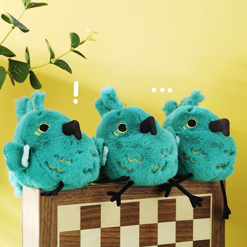 Blue Baby Owl Plush Toy