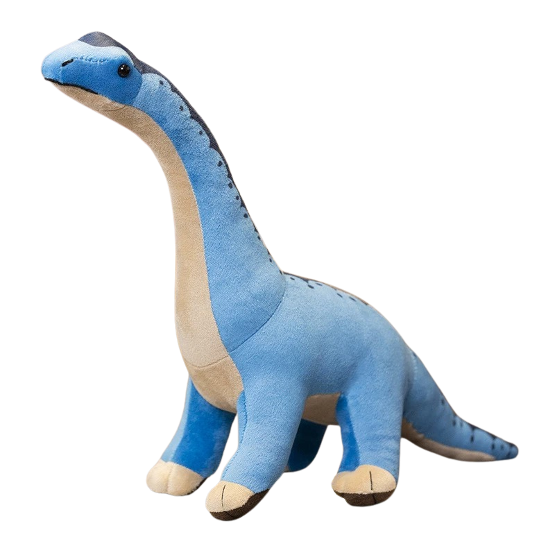 Blue Brachiosaurus Dinosaur Plush Toy