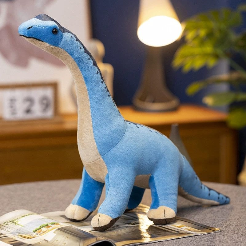 Blue Brachiosaurus Dinosaur Plush Toy