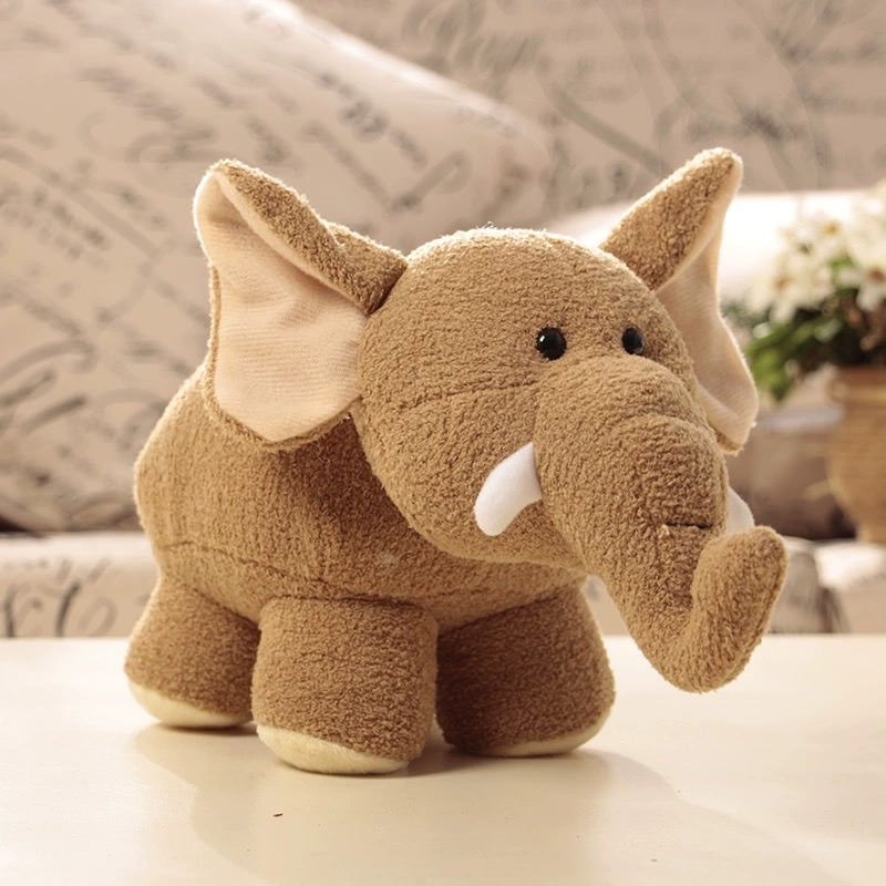 Brown Elephant Plush Toy