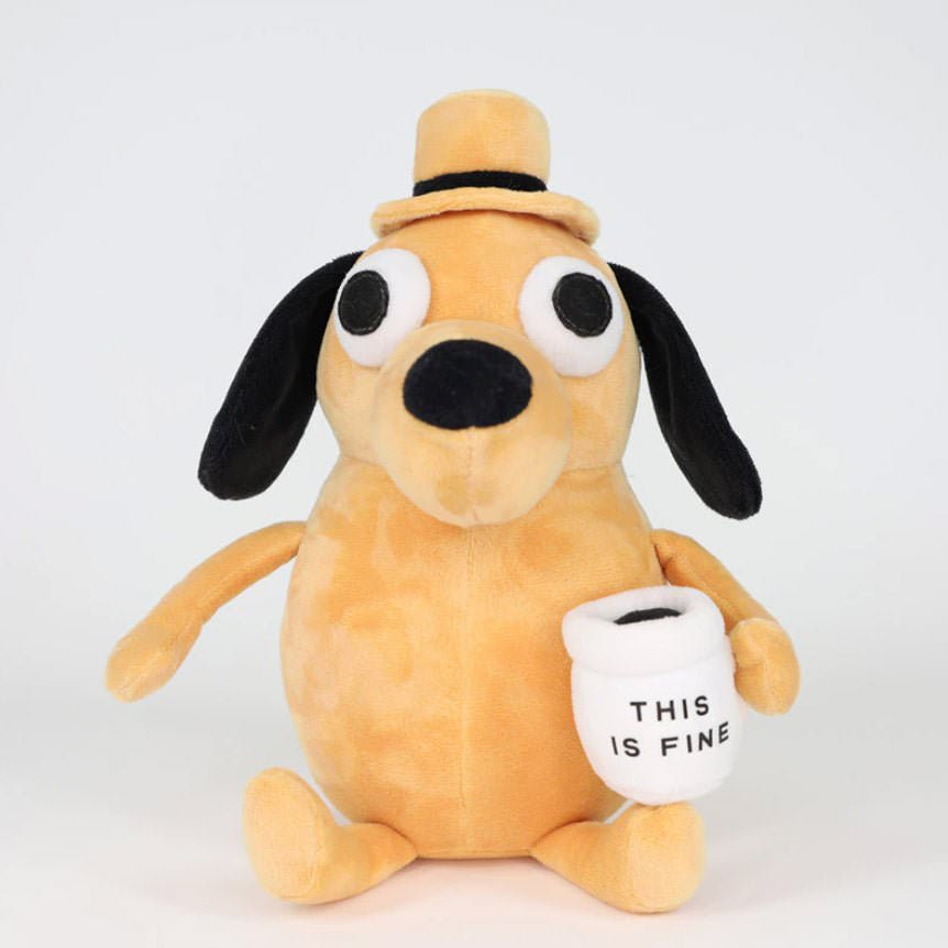 This Is Fine Dog Toy