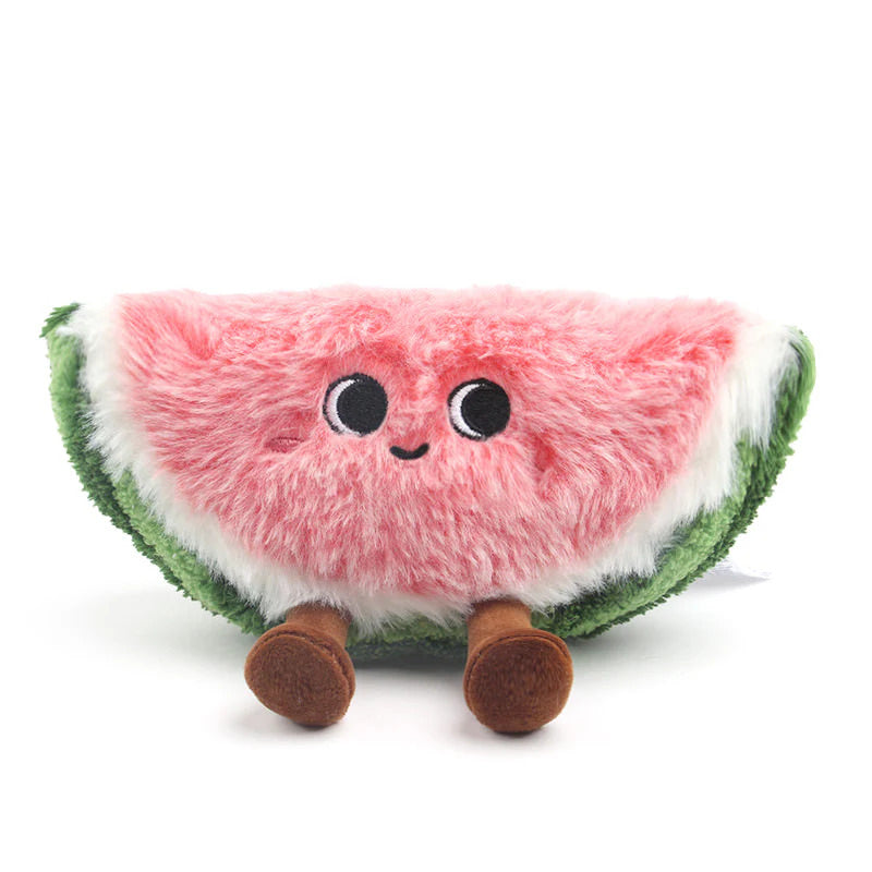 Cute Watermelon Slice Plush Toy