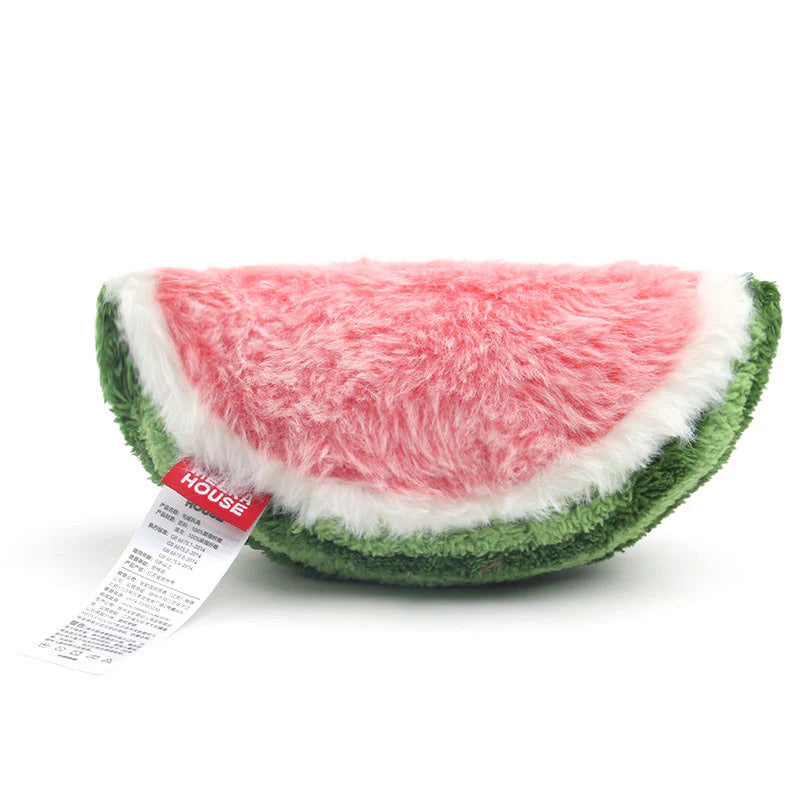 Cute Watermelon Slice Plush Toy