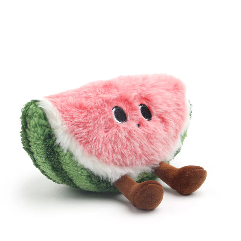 Cute Watermelon Slice Plush Toy