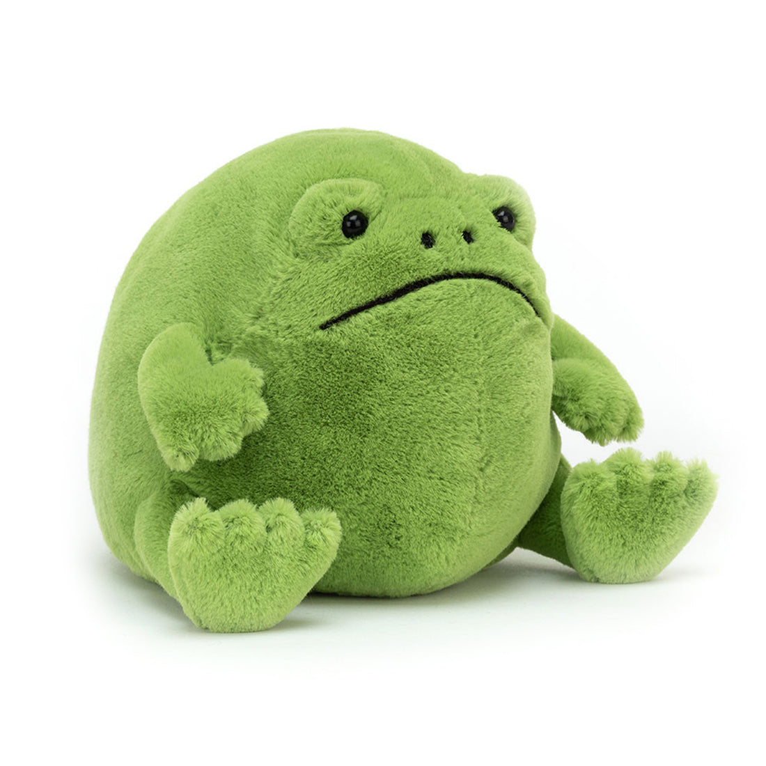 Grumpy Frog Plush Toy