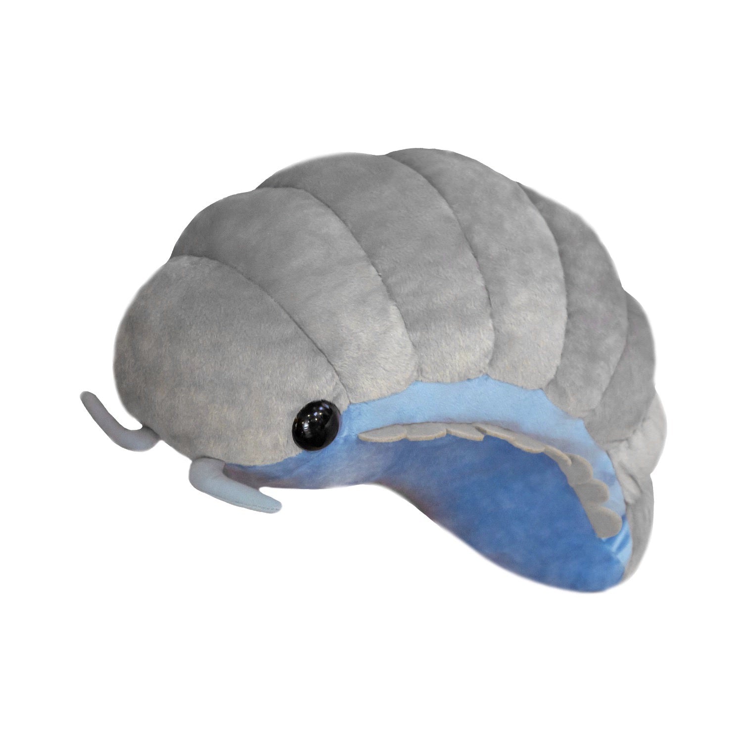 Gray Larva Plush Toy