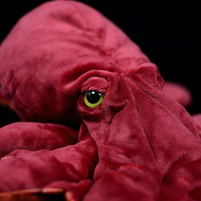 Red Realistic Octopus Toy 