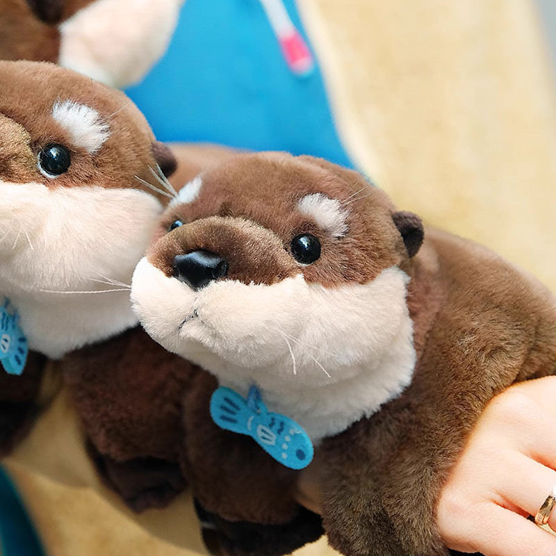 Realistic Otter Plush Toy