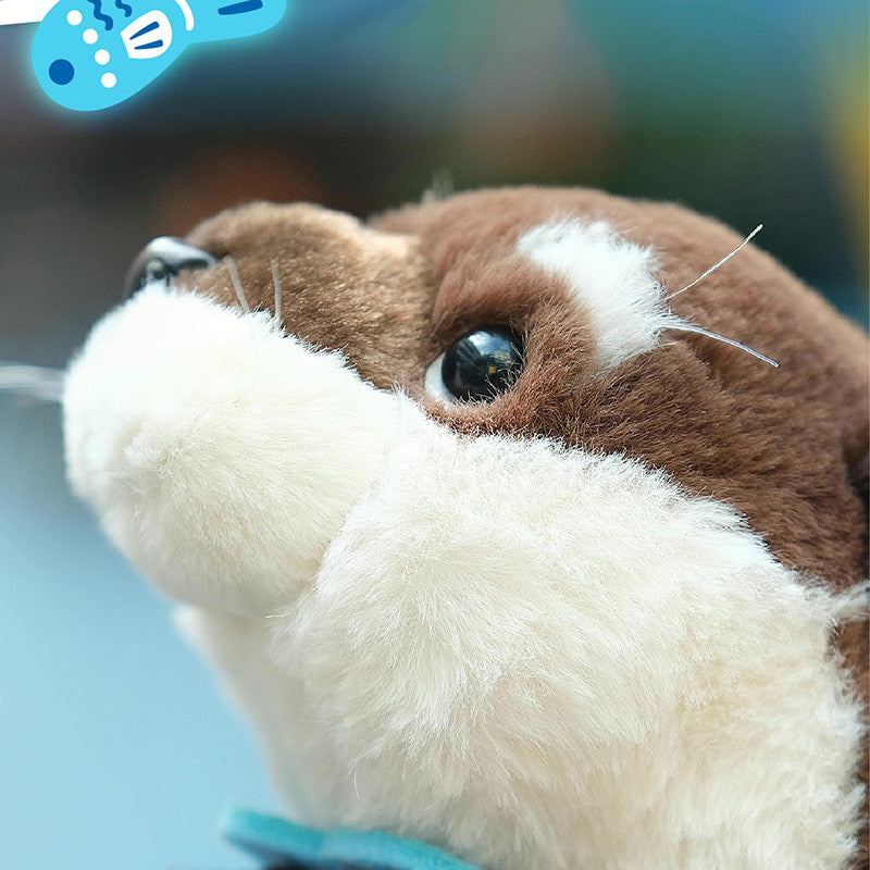 Realistic Otter Plush Toy