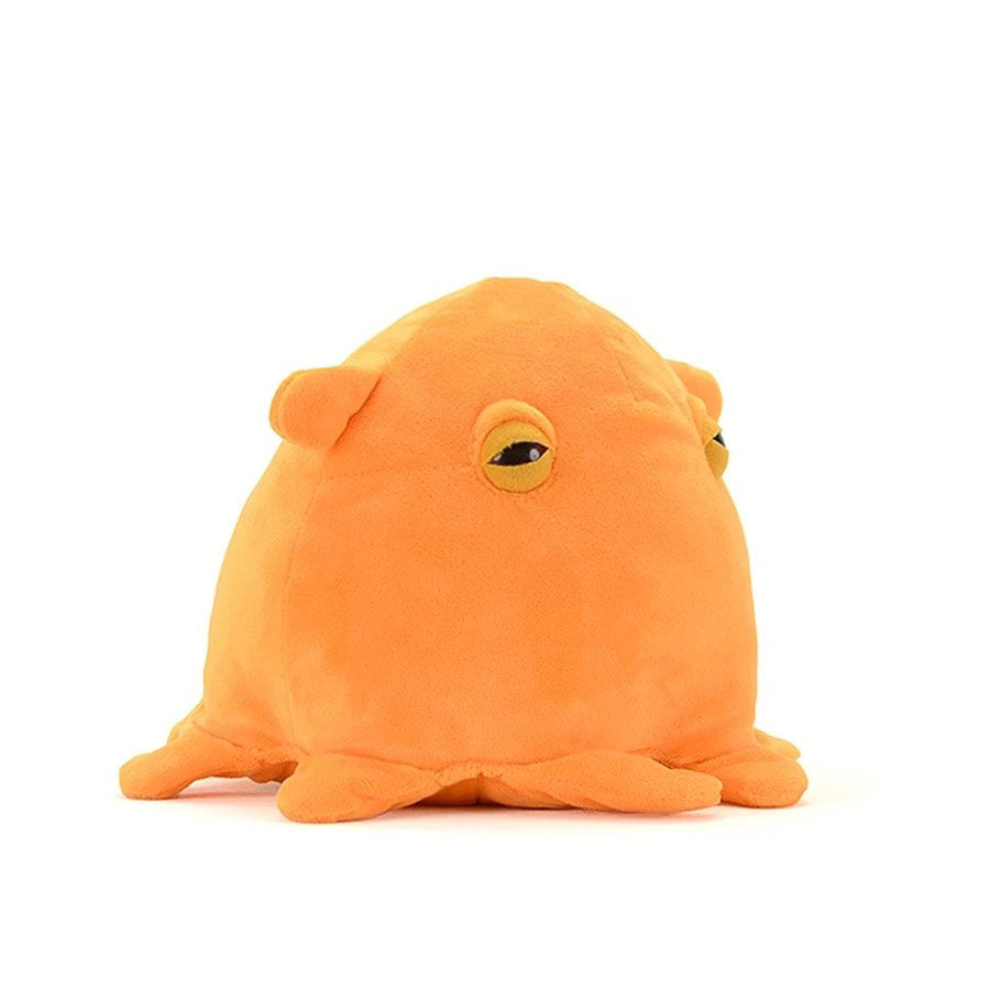 Orange Sleepy Octopus Plush Toy