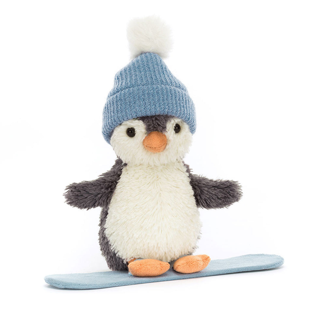 Snowboarding Penguin Plush Toy