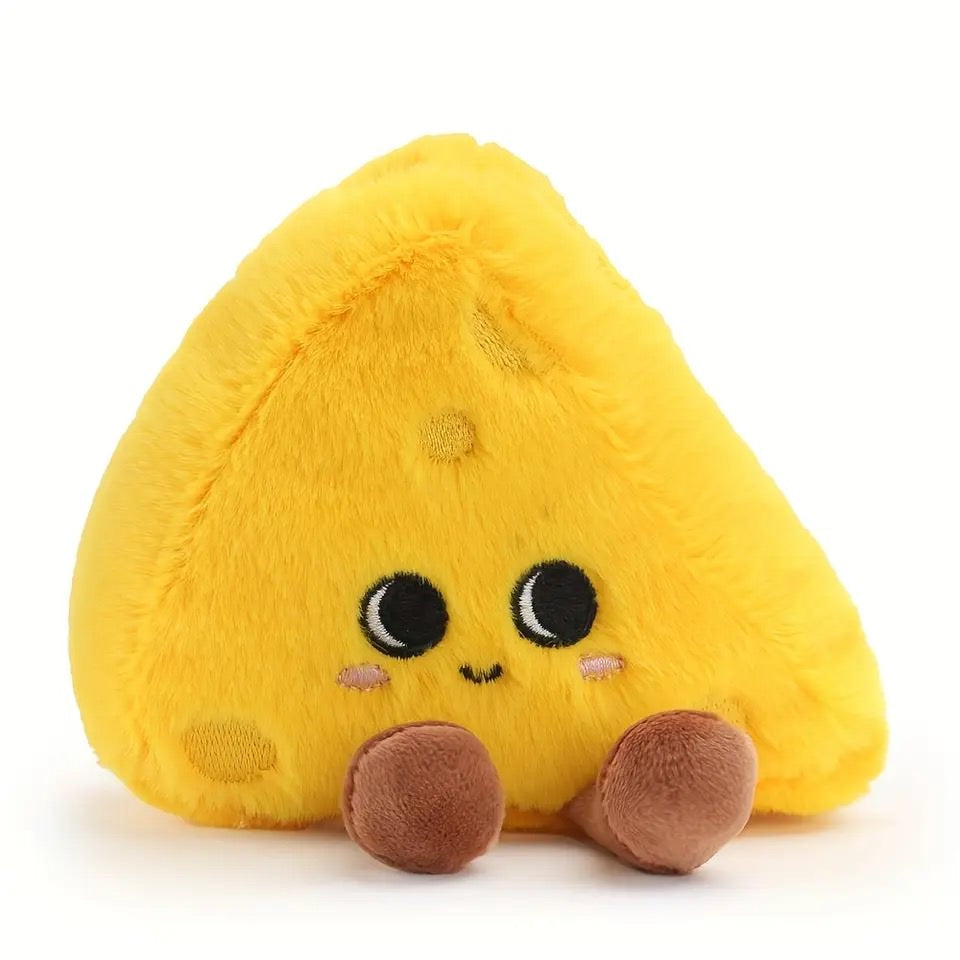 Yellow Cheese Plush Toy