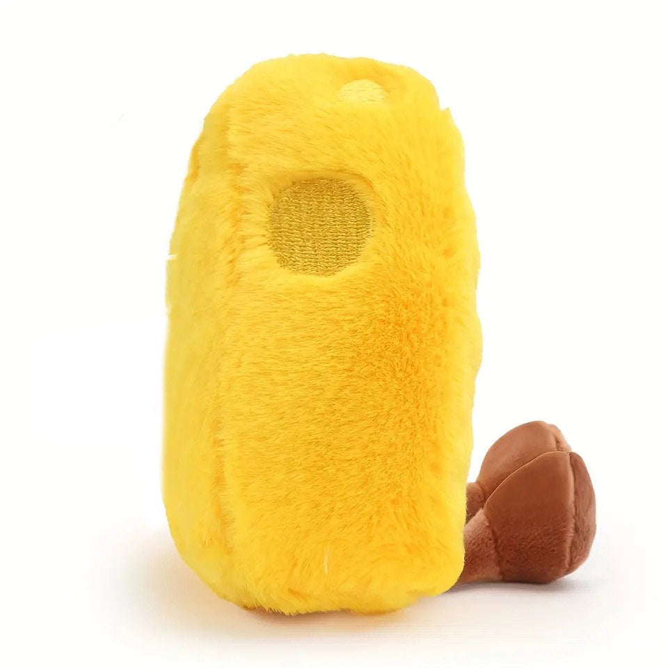 Yellow Cheese Plush Toy