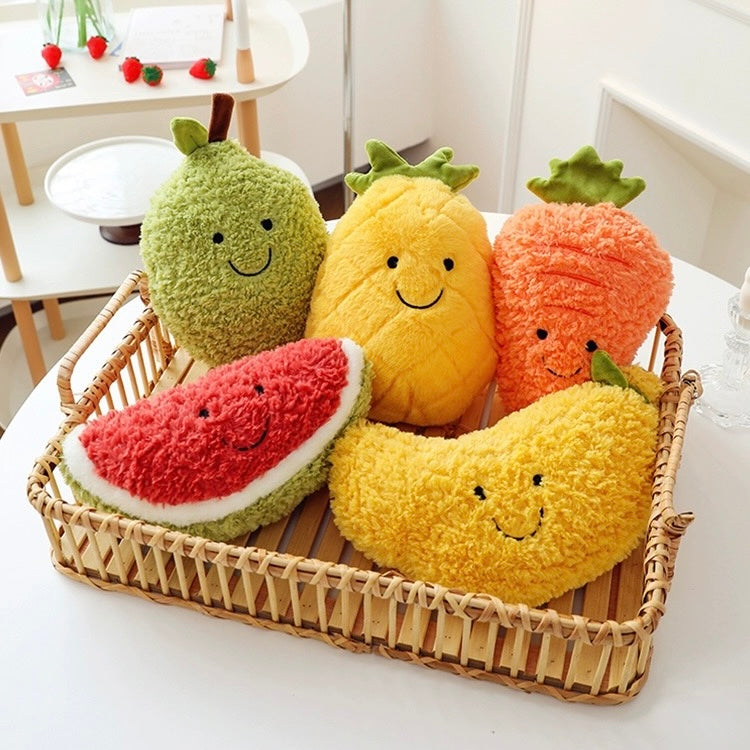 Watermelon Slice Plush Toy