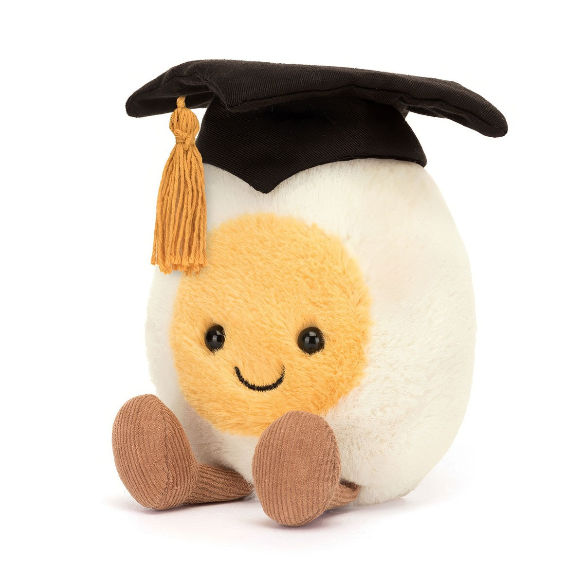 Boiled Egg Graduation Plush Toy