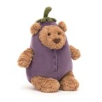 Aubergine Bear Plush Toy