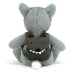 Backpack Wolf Plush Toy