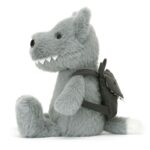 Backpack Wolf Plush Toy