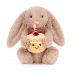 Birthday Cake Bunny Plush Toy