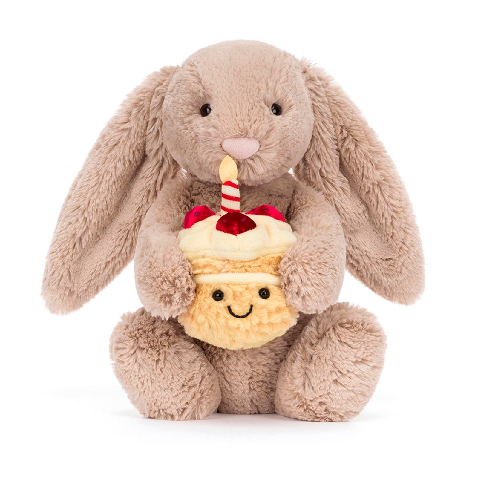 Birthday Cake Bunny Plush Toy