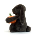 Black Pumpkin Bunny Plush Toy