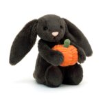 Black Pumpkin Bunny Plush Toy