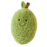 Fluffy Pear Plush Toy