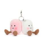 Pair of Marshmallows Bag Charm