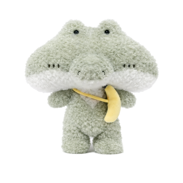 Alligator With Banana Plush Toy