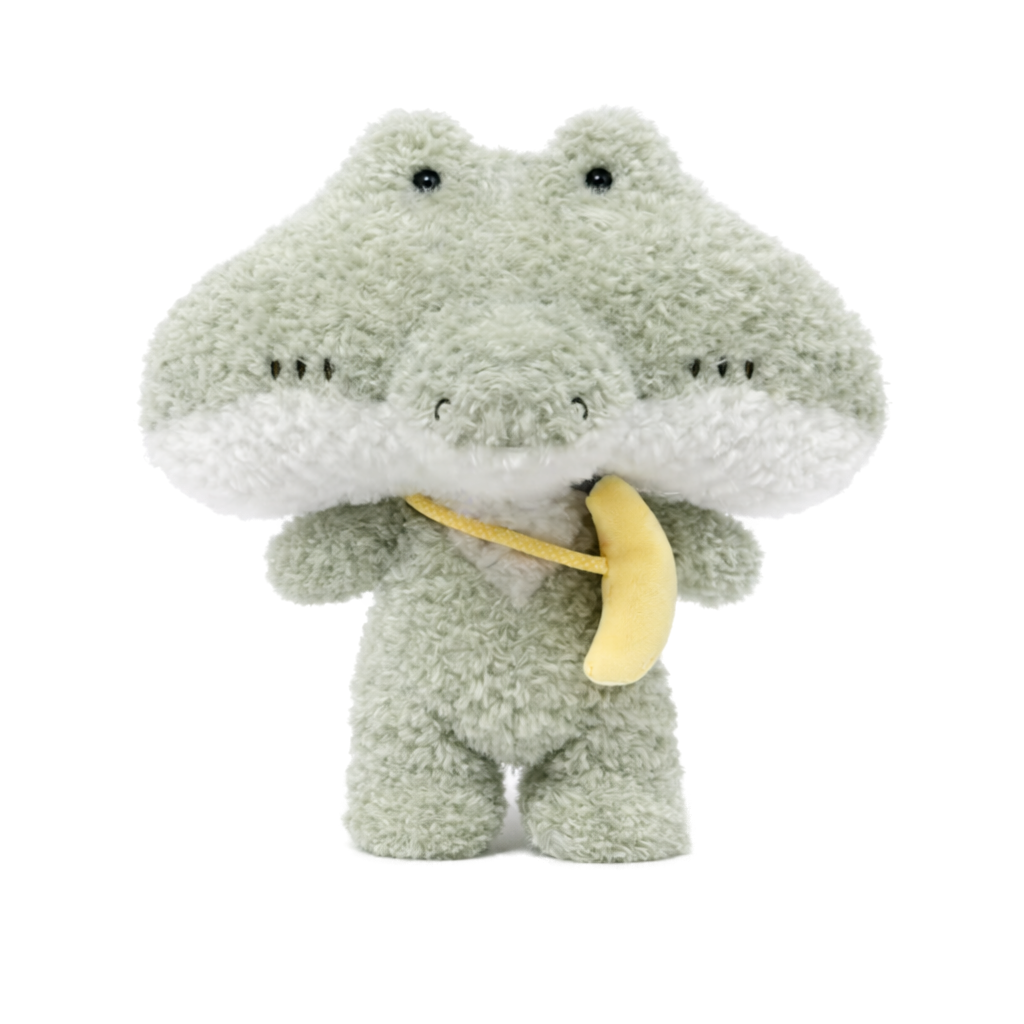 Alligator With Banana Plush Toy