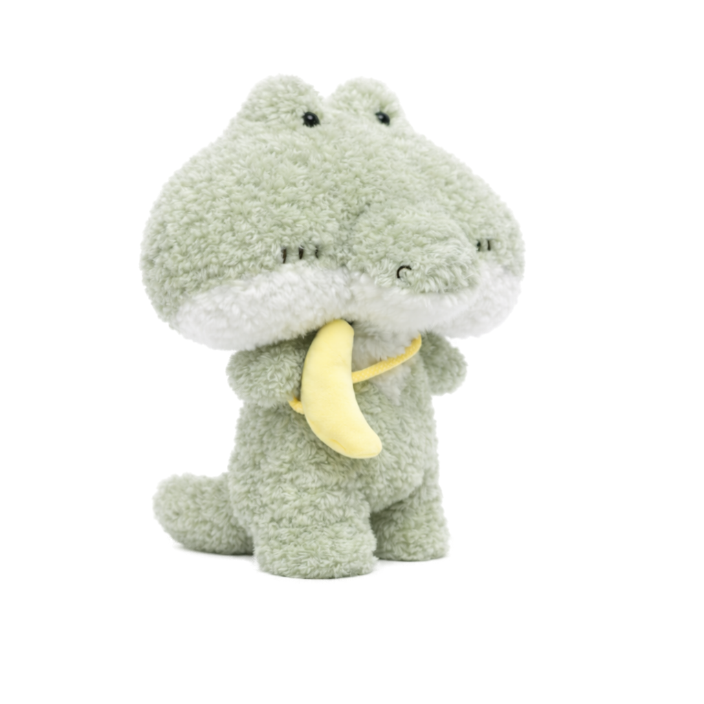 Alligator With Banana Plush Toy
